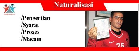 Naturalisasi Adalah Pakdosen Co Id