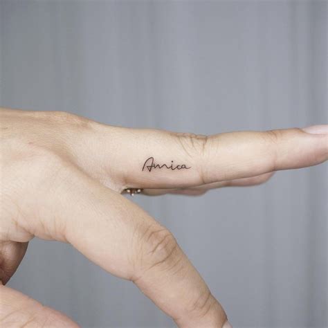 The Most Stylish Mini Tattoo On Finger Designs For Your Fingertips