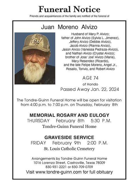Tondre-Guinn Funeral Home | Castroville TX
