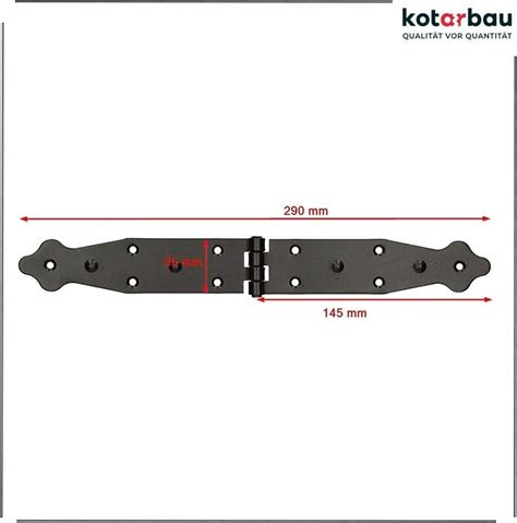 Zawias Meblowy Altanowy Budowlany Ozdobny 290 35mm Kotarbau