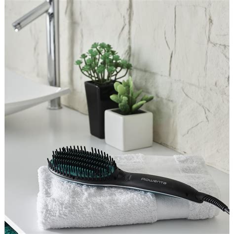 Четка за изправяне на коса Rowenta Power Straight CF5820F0, 3 ...