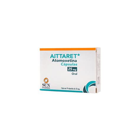 SUN PHARMA DE MEXICO Aittaret 25 Mg 14 Cáps