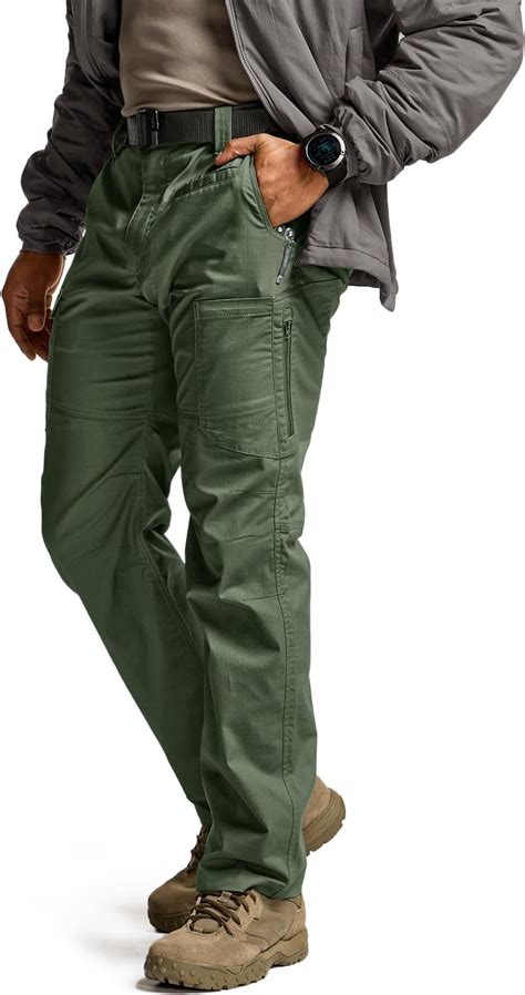 Cqr Men S Utility Flex Cargo Pants Classic Fit Casual Stretch Work