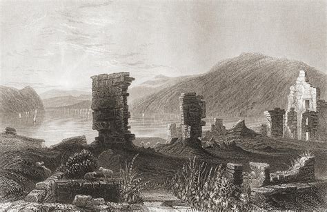 The Ruins Of Fort Ticonderoga New Drawing By Vintage Design Pics