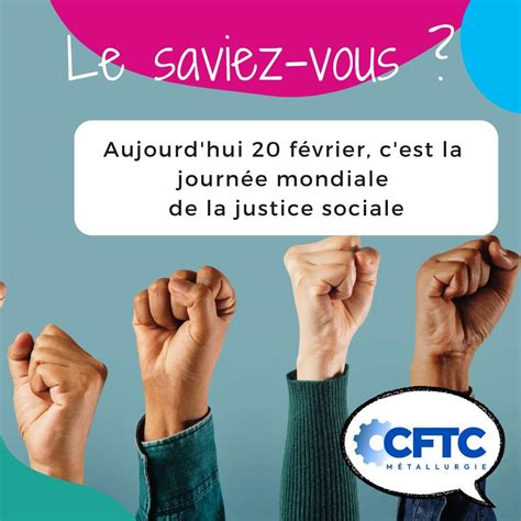 Le Saviez Vous Journ E Mondiale De La Justice Sociale