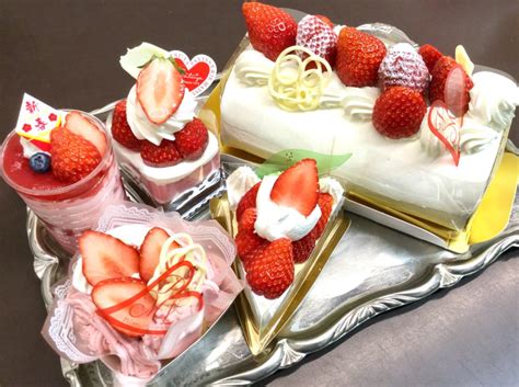 いちごのケーキ🍓 菓心 松屋 茨城県行方市の和菓子・洋菓子店