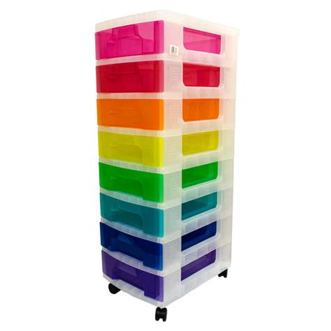 Cajonera Really X Con Ruedas Arcoiris Papeler A Lumen