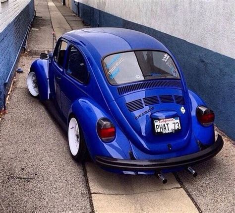 Blue Vw Beetle Vocho Vocho Azul Volkswagen