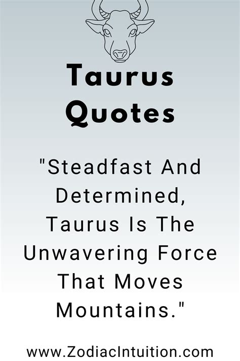 Top 5 Taurus Quotes And Inspiration - Zodiac Signs