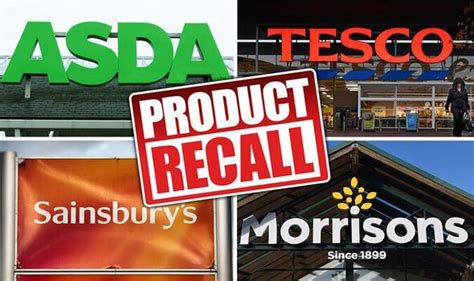 Asda, Sainsburys, Tesco and Morrisons urgent food recall amid serious