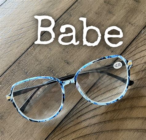 Babe Reading Glasses Anti Blue Light Etsy