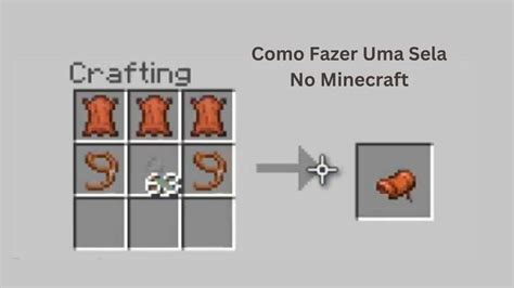 Como Fazer Uma Sela No Minecraft Um Guia Completo Minecraft