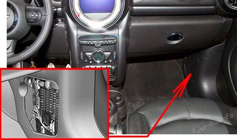 Fuse Box Diagram MINI Cooper One (R55/R56/R57; 2007-2015), 53% OFF