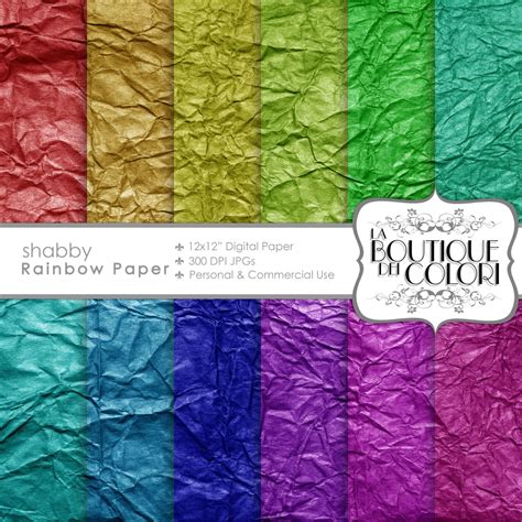 Crinkled Digital Papers Cardboard By Laboutiquedeicolori On Etsy