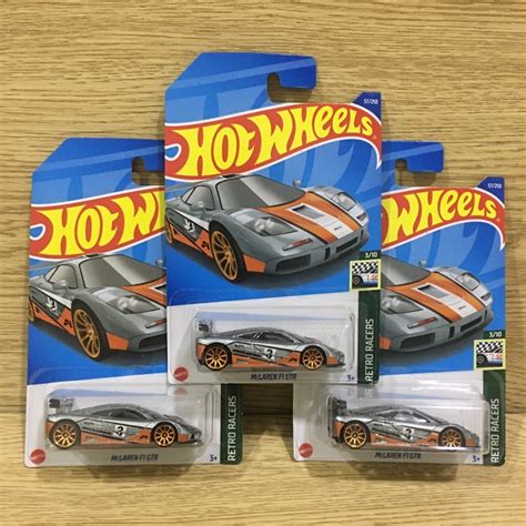 Hot Wheels Mclaren F Gtr Retro Racers Shopee Malaysia