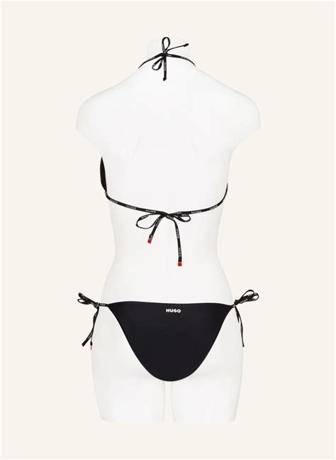 Hugo Triangel Bikini Top Pure In Schwarz
