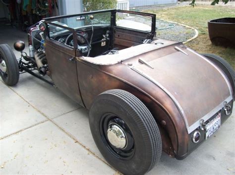 1929 Ford Model A Roadster Hot Rod Coupster Rat Rod Street Rod TROG V8 All Ford