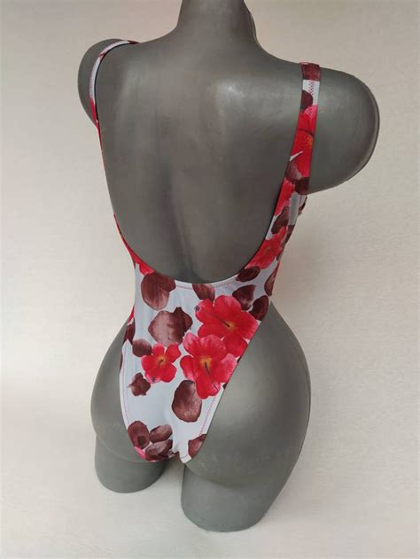 Cheeky Bikini One Piece High One Piece Bathing Suit Sexy Etsy