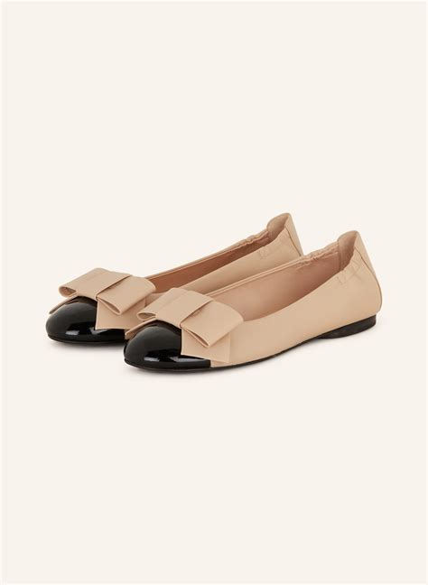 KENNEL SCHMENGER Ballerinas BILY In Schwarz Nude