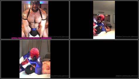 OnlyFans Muscle Submission Captain America Facesitting And Smother Brutal Gay Video
