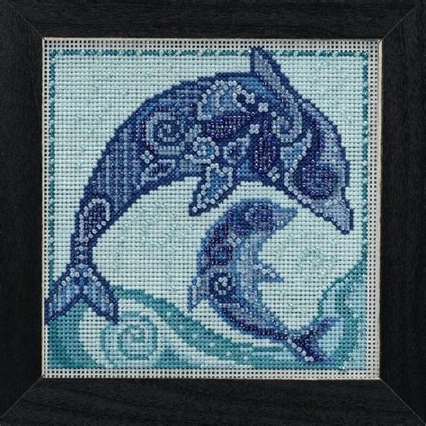 Набор для вышивания Mill Hill #MH172213 Dolphin (Дельфин), Счетный ...