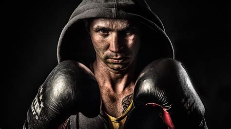 Man With Boxing Costume And Black Gloves HD Boxing Wallpapers | HD Wallpapers | ID #46559