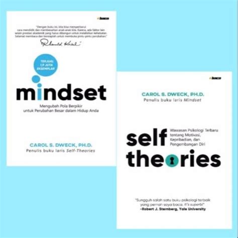 Jual Paket 2 Buku Mindset Self Theories By Carol S Dweck Jakarta