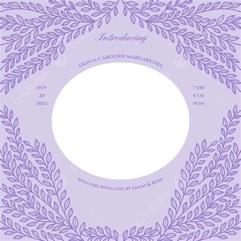 Floral Purple Baby Png Vector Psd And Clipart With Transparent