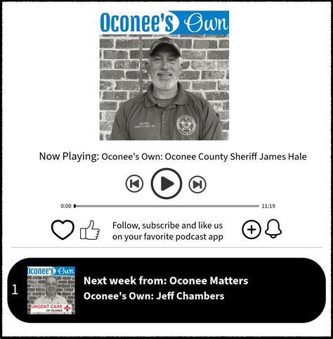 The Oconee - The ninth episode of “Oconee’s Own” is available now on