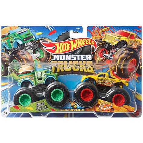 Hot Wheels Monster Trucks Buns of Steel VS All Friend Up dupla jármű csomag Mattel vásárlás a