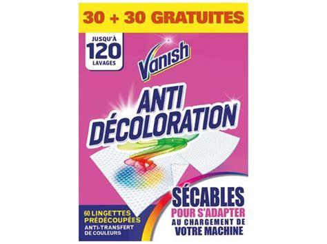 Vanish Lingettes Anti Transfert De Couleurs Lidl France Archive