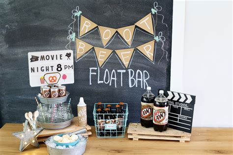 Root Beer Float Bar Movie Night Sugar Bee Crafts