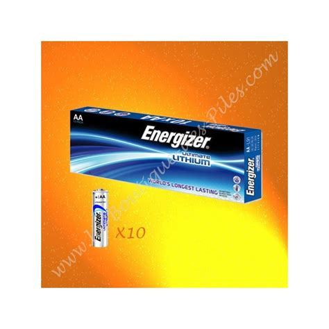 Boite De Piles Energizer Ultimate Lithium Aa