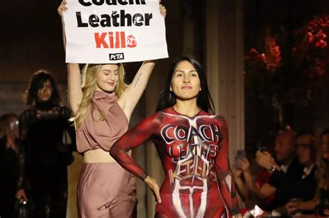 Naked Protester Storms New York Fashion Week Catwalk In Front Of Stunned A List Celebs Daily