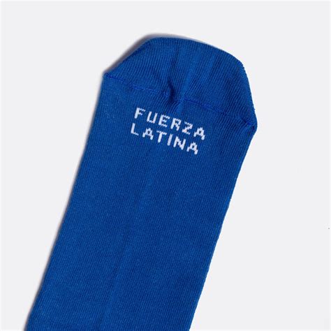 Meia Fuerza Latina Azul Fuerza Latina