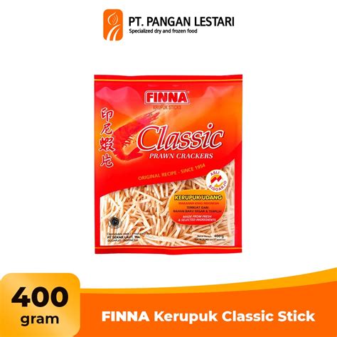 Jual FINNA Kerupuk Udang Classic Stick 400 Gr Shopee Indonesia