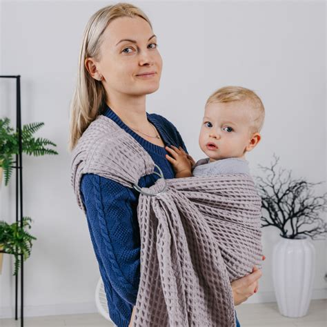 Слинг Чудо-чадо с кольцами Облако - Акушерство.Ru