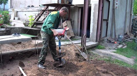 Бензобур ADA GroundDrill-8 в комплекте со шнеком Drill 250 (800 мм) - с ...