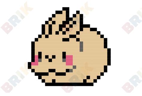 Bunny Pixel Art 32x32 Grid