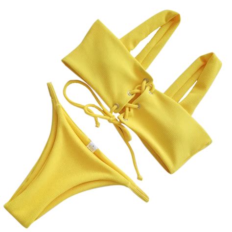 2018 Swimwear Women Sexy Micro Bikinis Set Brazilian Bikini Swimsuit Lace Up Maillot De Bain