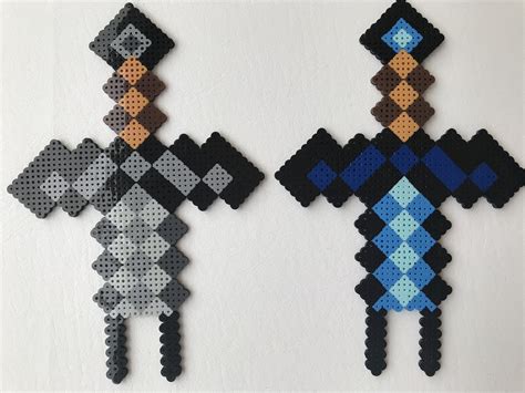 Minecraft Netherite Sword Perler Beads Discounts Wholesale Rbkbm