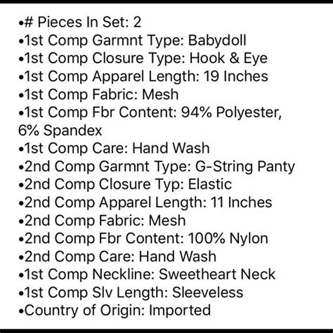 Dreamgirl Intimates Sleepwear Sexy Dreamgirl Womens Babydoll Lingerie Set Poshmark