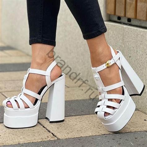 Женские брендовые босоножки на танкетке Versace (Версаче) ЛЮКС купить ...