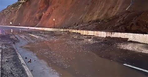 Part Of Pacific Coast Highway Covered By Mudslide Spokane News