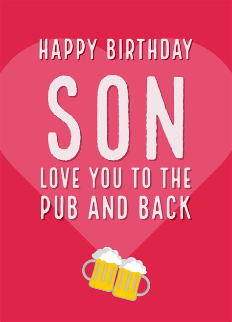happy birthday son cards