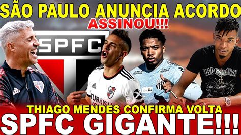 Saiu Agora Spfc Anuncia Novidade Novo Patroc Nio T Mendes Explode