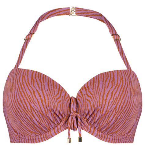 Cyell Zumba Zebra Vorgeformtes Bikini Oberteil Annadiva