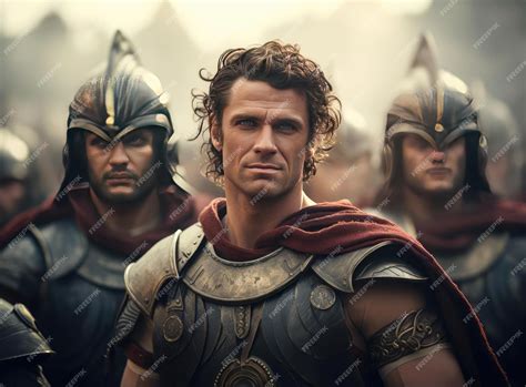 Premium Ai Image A Group Of Ancient Romans