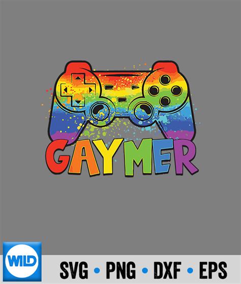 Lgbtq Svg Gaymer Gay Pride Flag Lgbt Gamer Lgbtq Gaming Gamepad Excited Svg Wildsvg