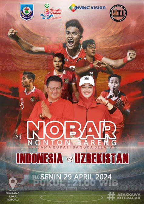 Pemkab Dan IJTI Bangka Selatan Gelar Nobar Semifinal Piala Asia U 23